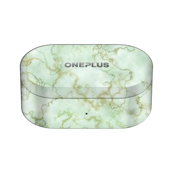 Green Textured Marble - OnePlus Nord Buds Skin