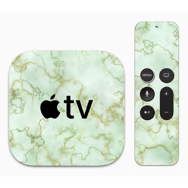 Green Textured Marble  - Apple TV Skin