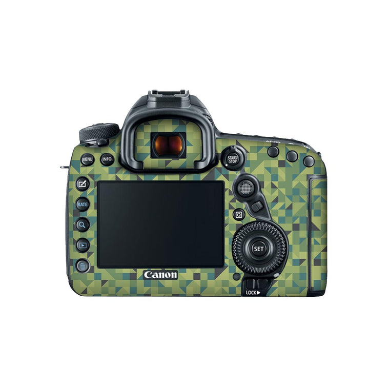 Green Triangled Background - Canon Camera Skins