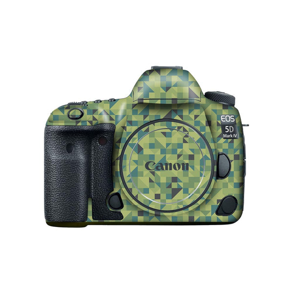 Green Triangled Background - Canon Camera Skins