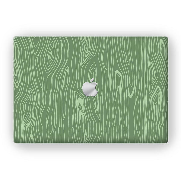 Green Wood - MacBook Skins
