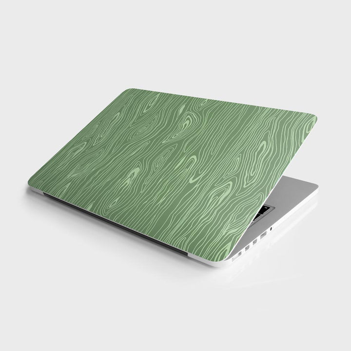 Green Wood - Laptop Skins