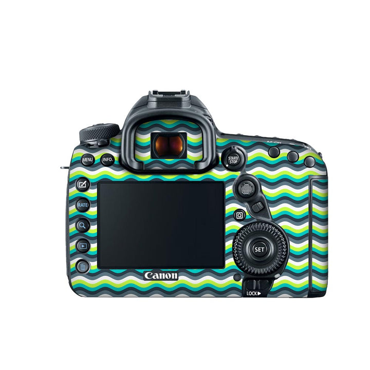 Green-Yellow Waves - Canon Camera Skins