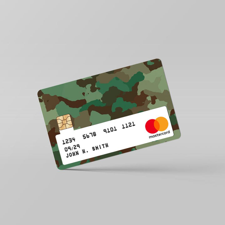 green-seamless-camo-card By Sleeky India. Debit Card skins, Credit Card skins, Card skins in India, Atm card skins, Bank Card skins, Skins for debit card, Skins for debit Card, Personalized card skins, Customised credit card, Customised dedit card, Custom card skins