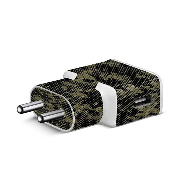 Grey Hive Camo - Samsung S8 Charger Skin