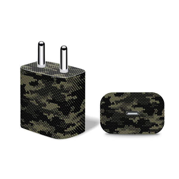 Grey Hive Camo - Apple 20W Charger Skin