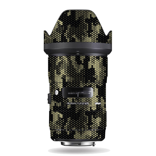 Grey Hive Camo - Sigma Lens Skin By Sleeky India