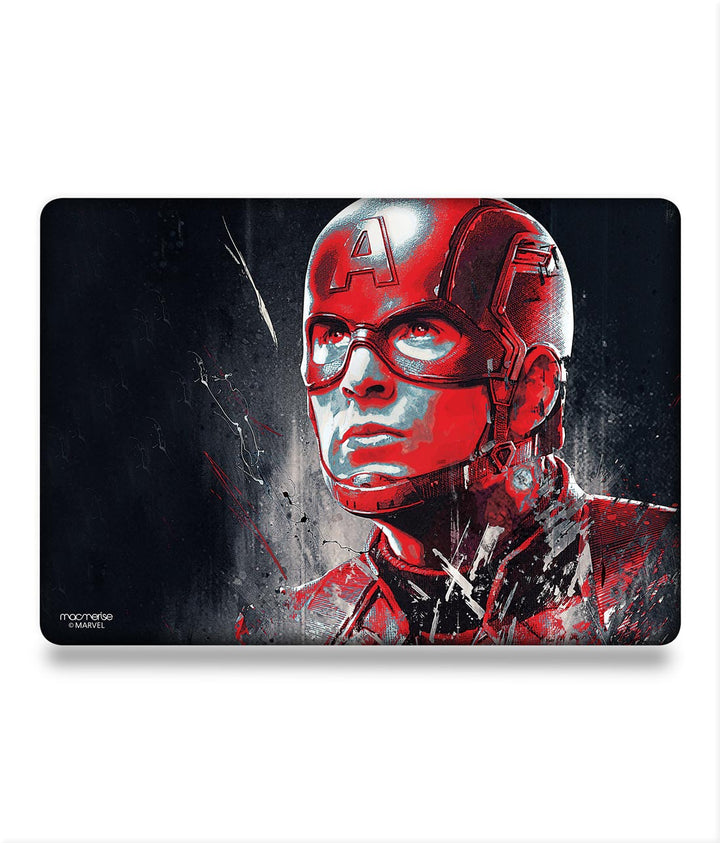 Charcoal Art Captain America - Skins for Macbook Pro 13" (2016 - 2020)By Sleeky India, Laptop skins, laptop wraps, Macbook Skins