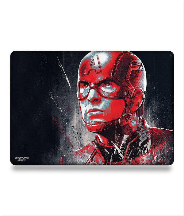 Charcoal Art Captain America - MacBook Skins - Sleeky India