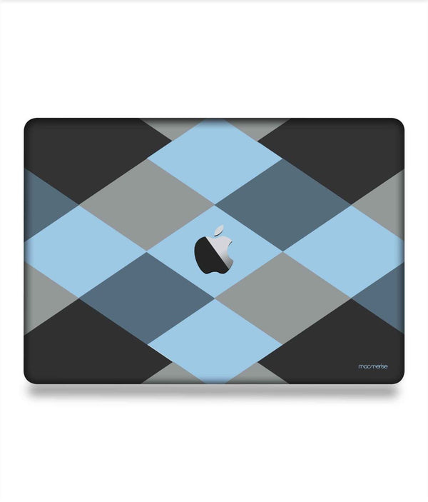 Criss Cross Blugrey - Skins for Macbook Pro 16" (2020)By Sleeky India, Laptop skins, laptop wraps, Macbook Skins