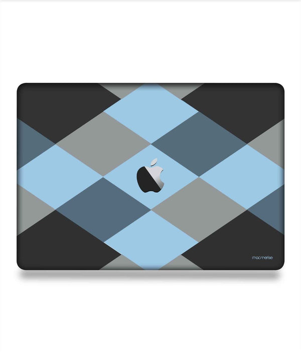 Criss Cross Blugrey - Skins for Macbook Pro 15" (2016 - 2020)By Sleeky India, Laptop skins, laptop wraps, Macbook Skins
