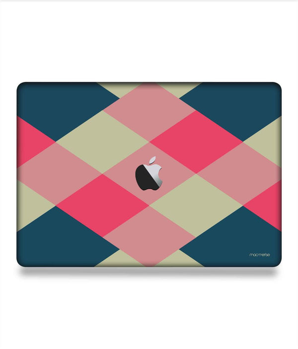 Criss Cross Tealpink - Skins for Macbook Pro 15" (2016 - 2020)By Sleeky India, Laptop skins, laptop wraps, Macbook Skins