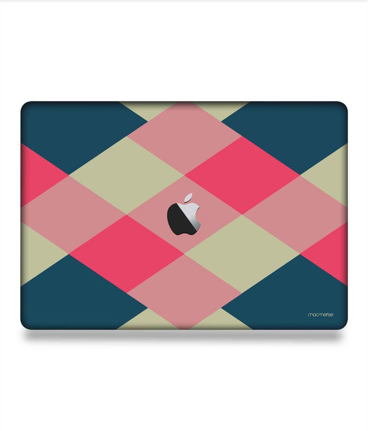 Criss Cross Tealpink - Skins for Macbook Pro 15" (2016 - 2020)By Sleeky India, Laptop skins, laptop wraps, Macbook Skins