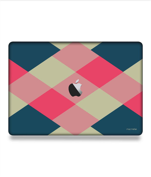 Criss Cross Tealpink - Skins for Macbook Air 13" (2018-2020)By Sleeky India, Laptop skins, laptop wraps, Macbook Skins