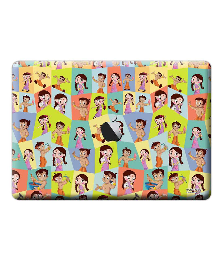 Faces Of Bheem And Chutki - Skins for Macbook Pro 16" (2020)By Sleeky India, Laptop skins, laptop wraps, Macbook Skins