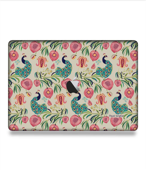 Payal Singhal Anaar and Mor Beige - Skins for Macbook Pro 13" (2016 - 2020)By Sleeky India, Laptop skins, laptop wraps, Macbook Skins