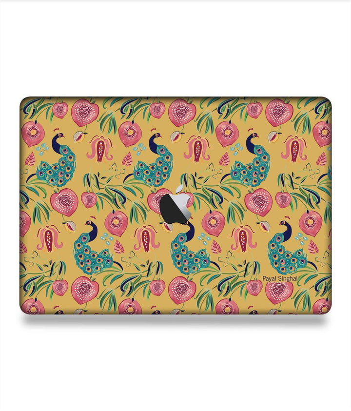 Payal Singhal Anaar and Mor Mustard - Skins for Macbook Pro 13" (2016 - 2020)By Sleeky India, Laptop skins, laptop wraps, Macbook Skins