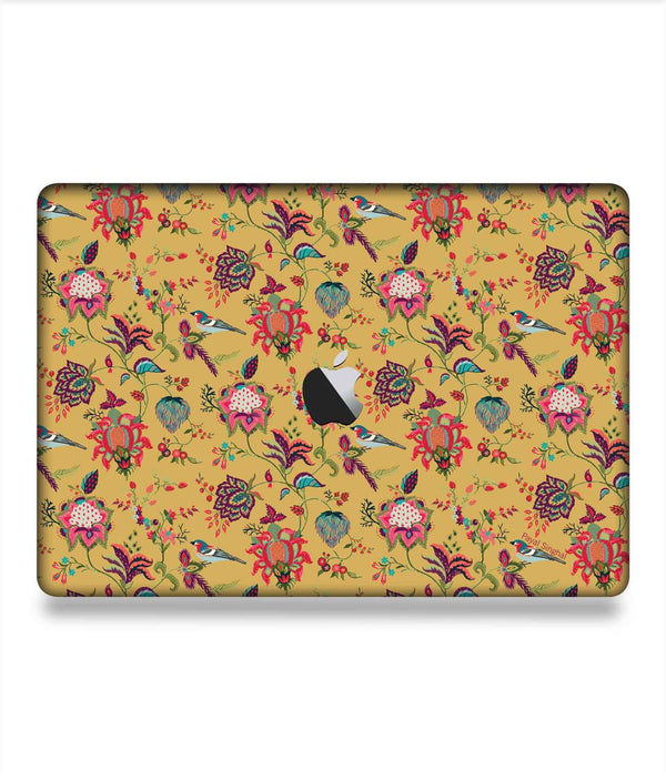 Payal Singhal Chidiya Mustard - Skins for Macbook Pro 15" (2016 - 2020)By Sleeky India, Laptop skins, laptop wraps, Macbook Skins