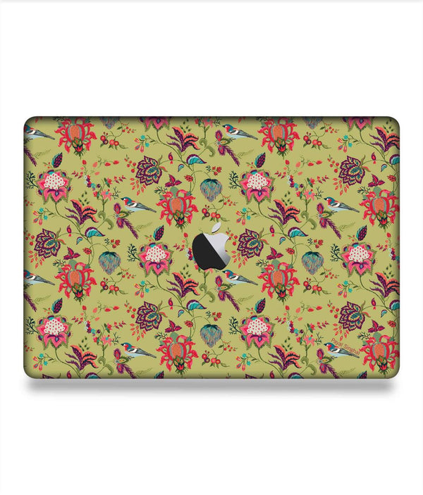 Payal Singhal Chidiya Olive - Skins for Macbook Pro 13" (2016 - 2020)By Sleeky India, Laptop skins, laptop wraps, Macbook Skins