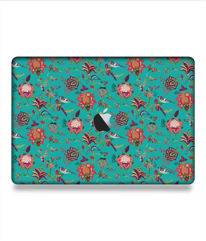 Payal Singhal Chidiya Teal - Skins for Macbook Pro 13" (2016 - 2020)By Sleeky India, Laptop skins, laptop wraps, Macbook Skins