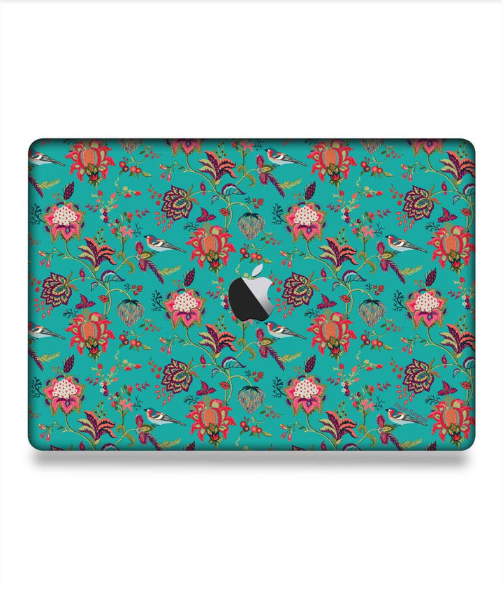 Payal Singhal Chidiya Teal - Skins for Macbook Pro 15" (2016 - 2020)By Sleeky India, Laptop skins, laptop wraps, Macbook Skins