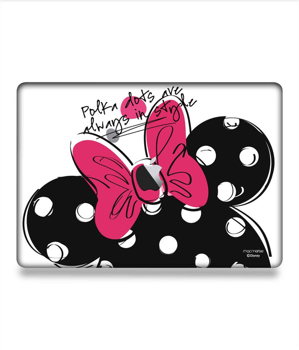 Polka Minnie - MacBook Skins - Sleeky India