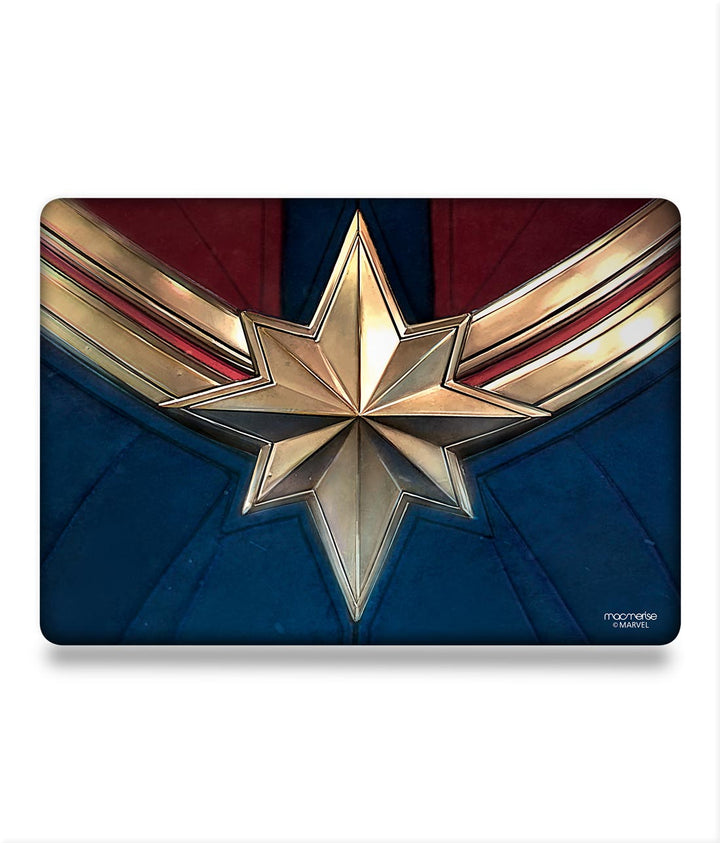 Suit Up Captain Marvel - MacBook Skins - Sleeky India