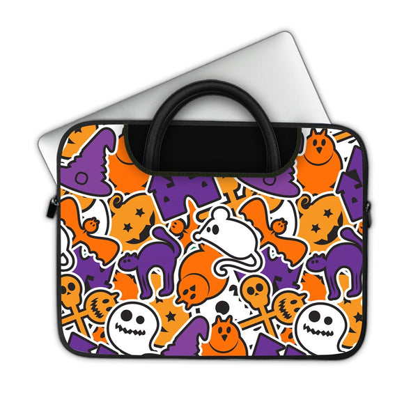 Halloween Pattern - Pockets Laptop Sleeve