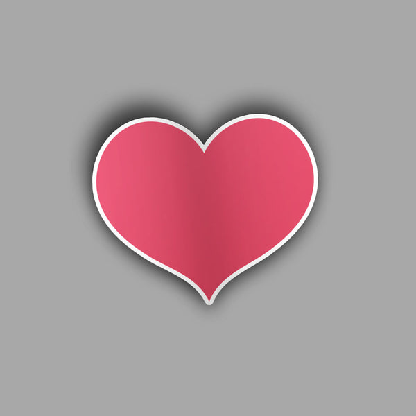Heart Shape   - Sticker