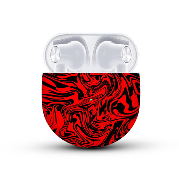 Hell Red - OnePlus Buds Skins by Sleeky India