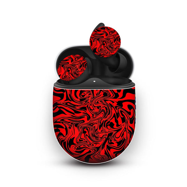 Hell Red -  Google Pixel Buds A-Series Skins by Sleeky India