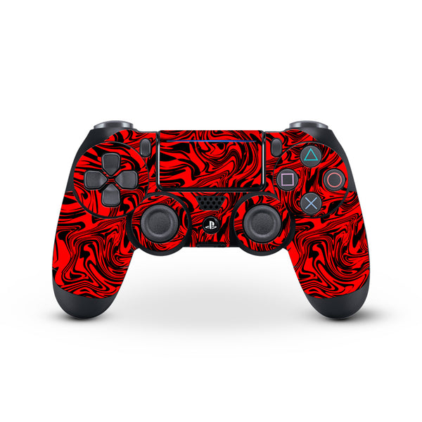 Hell Red - skin for PS4 controller by Sleeky India