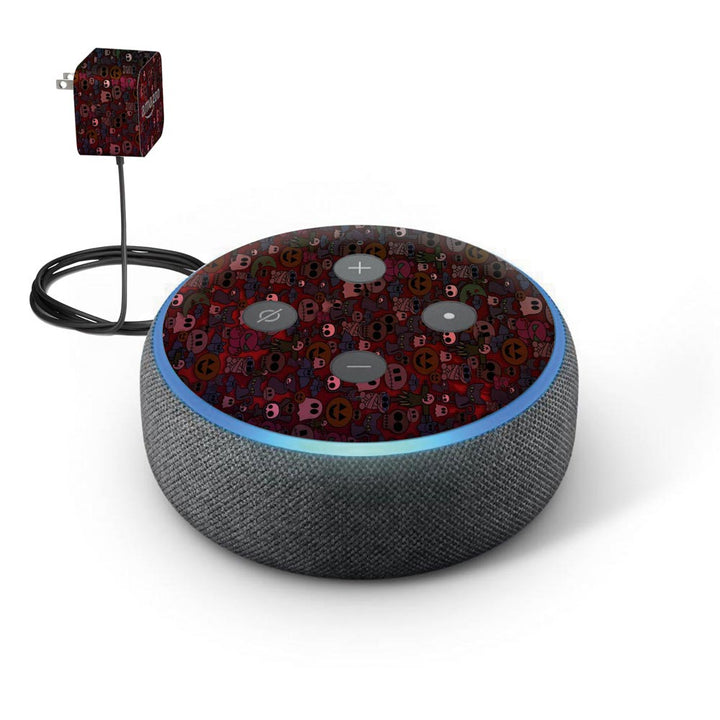 Halloween Gradient skin of Amazon Echo Dot (3rd Gen) by sleeky india