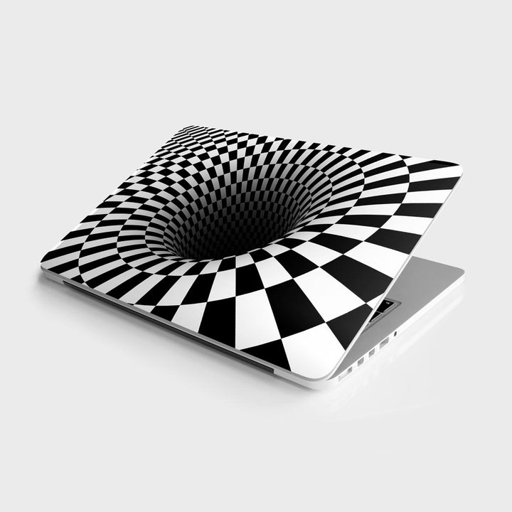 Hole Illusion - Laptop Skins