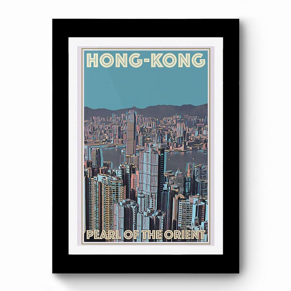 Hong Kong - Framed Poster