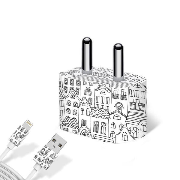 House Pattern - Apple charger 5W Skin