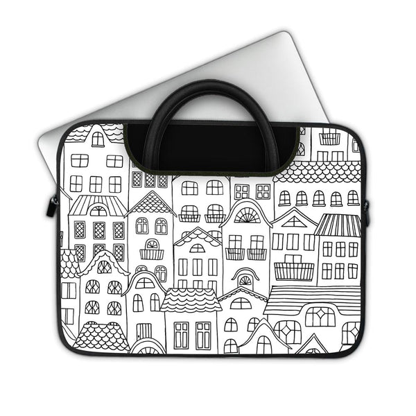 House Pattern - Pockets Laptop Sleeve