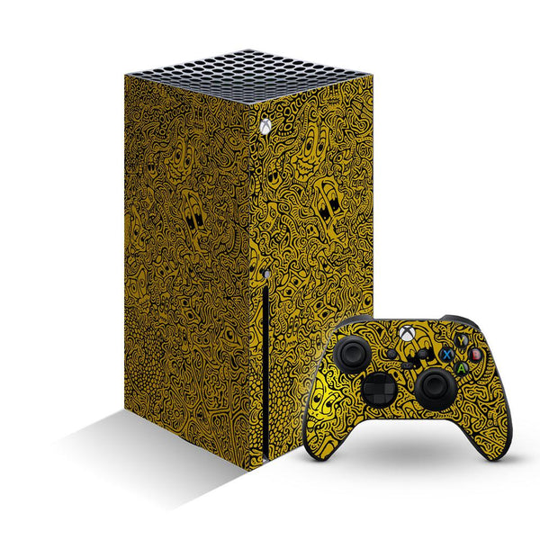 Hypnotic Gold - XBox Series X Console Skins