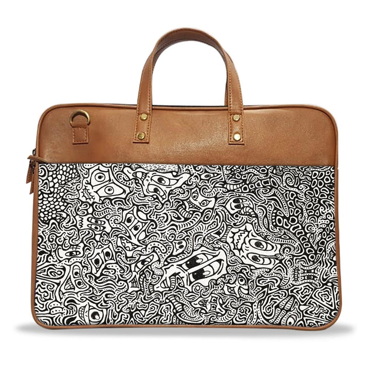 Hypnotic White - Premium Laptop Bag