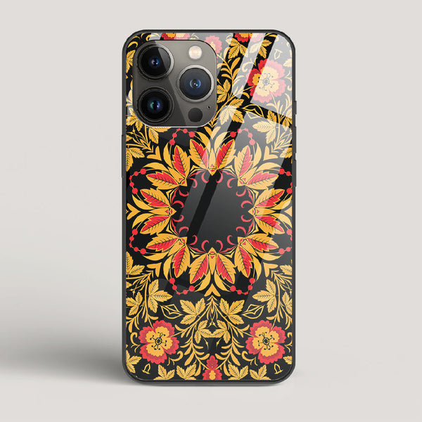 Khokhloma - iPhone 13 Pro Glass Case