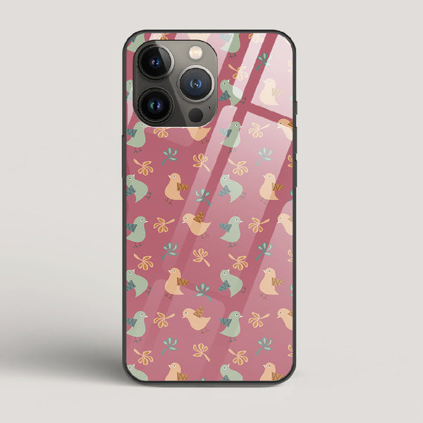 Robins - iPhone 13 Pro Glass Case