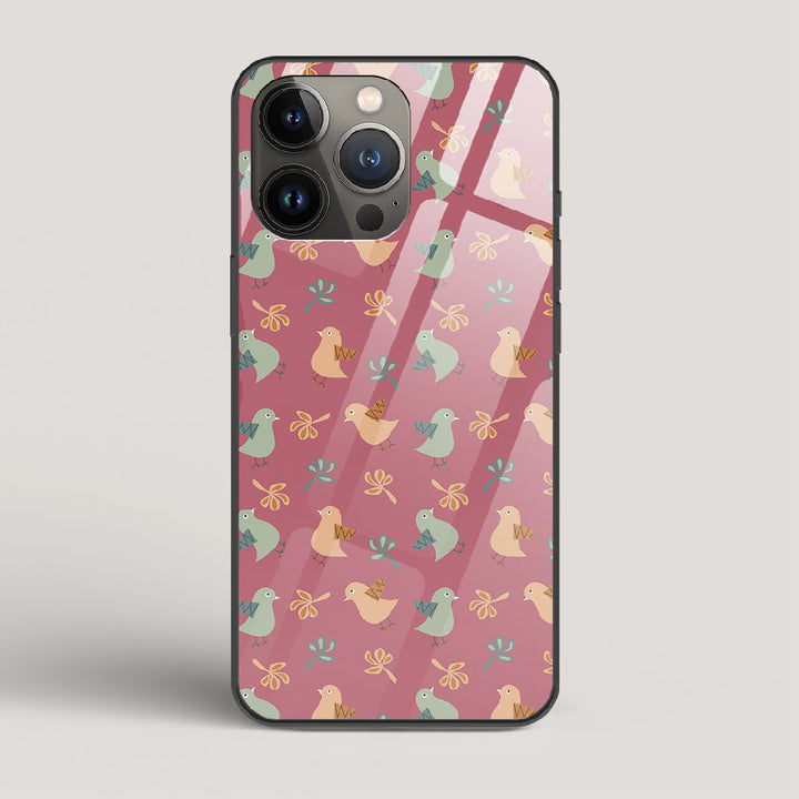 Robins - iPhone 13 Pro Glass Case
