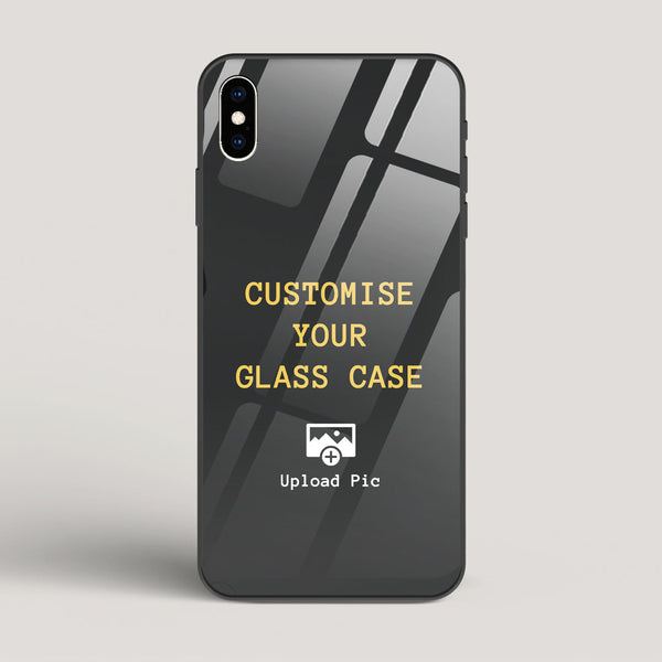 Customizable - iPhone XS Max Glass Gripper Case