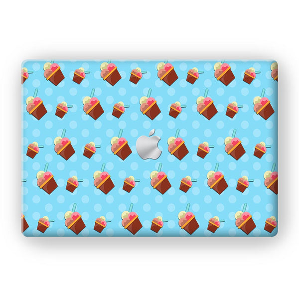 Ice Cream Scoops Pattern - MacBook Skins