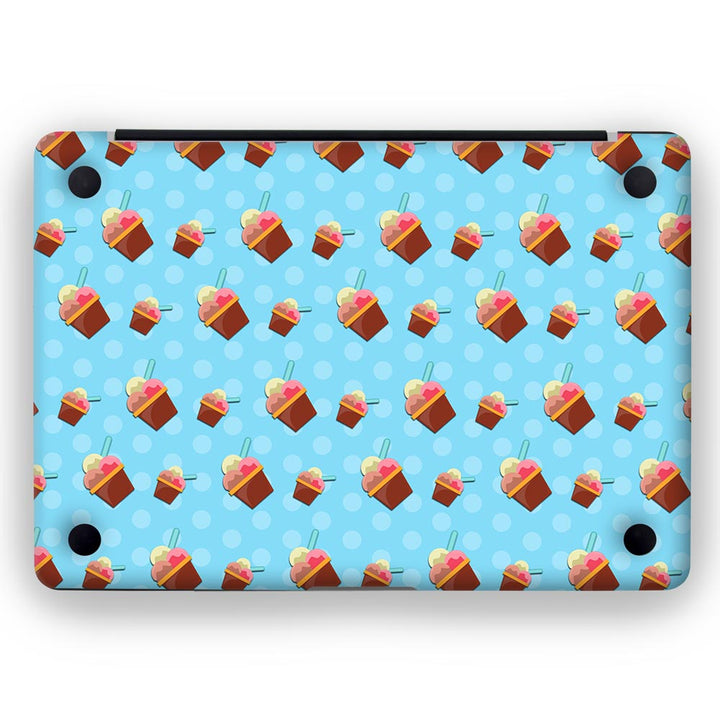 Ice Cream Scoops Pattern - MacBook Skins