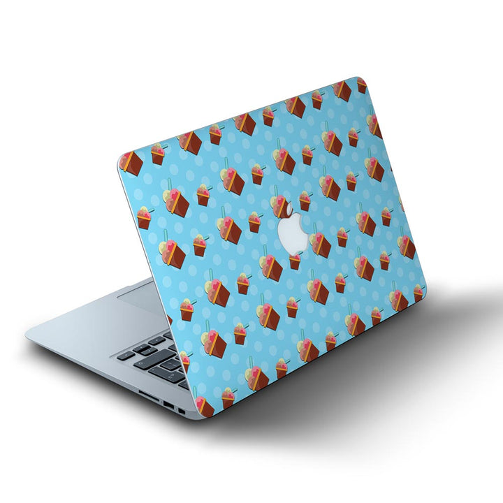 Ice Cream Scoops Pattern - MacBook Skins