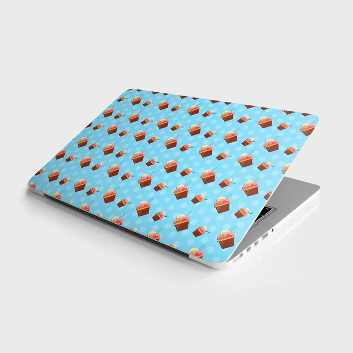 Ice Cream Scoops Pattern - Laptop Skins