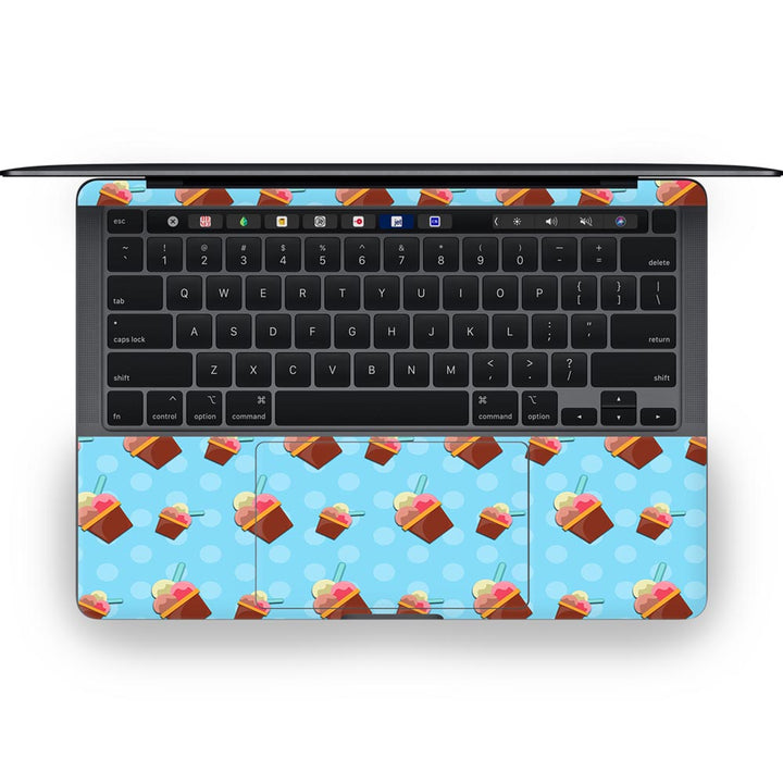 Ice Cream Scoops Pattern - MacBook Skins