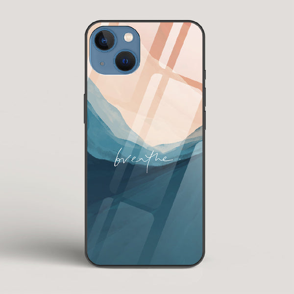 Pastel Breathe - iPhone 13 Mini Glass Case