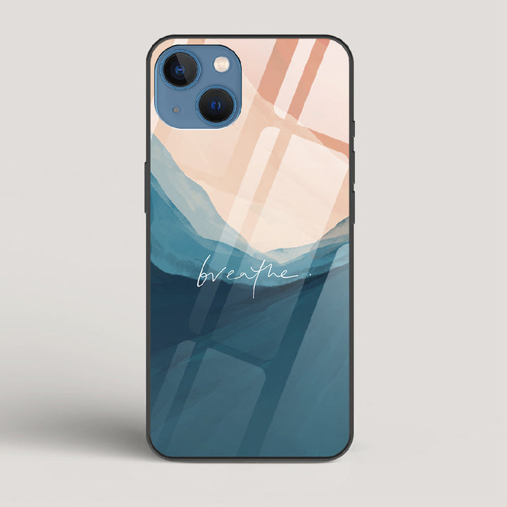 Pastel Breathe - iPhone 13 Mini Glass Case